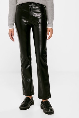 Rechte Broek Hoge Taille - Zwart