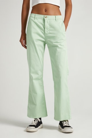 Flare Broek - Groen