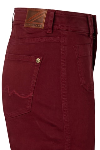 Broek Hoge Taille Wide Legs - Bordeauxrood
