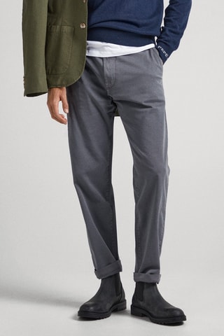 Chino Relaxed Fit - Grijs