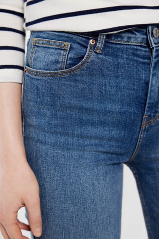 Jeans Bootcut Hoge Taille - Blauw
