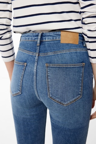 Jeans Bootcut Hoge Taille - Blauw