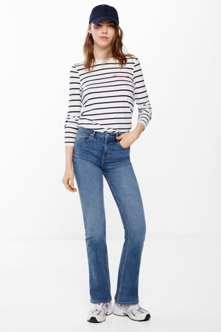 Jeans Bootcut Hoge Taille - Blauw