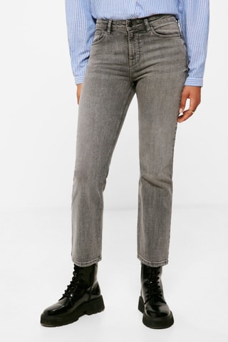 Jeans recht model - Grijs