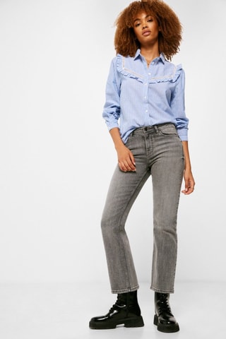 Jeans recht model - Grijs