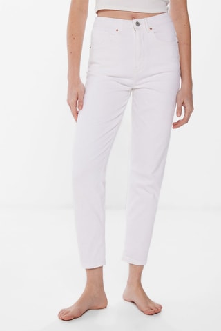 7/8 Jeans Hoge Taille - Wit