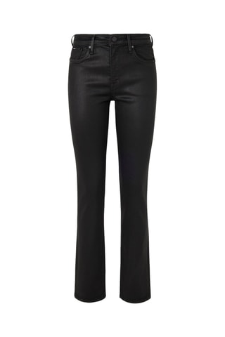 Jeans slim fit Hoge Taille - Zwart