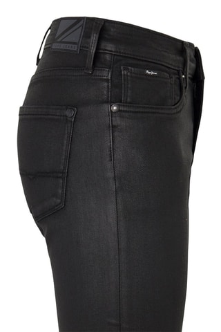 Jeans slim fit Hoge Taille - Zwart