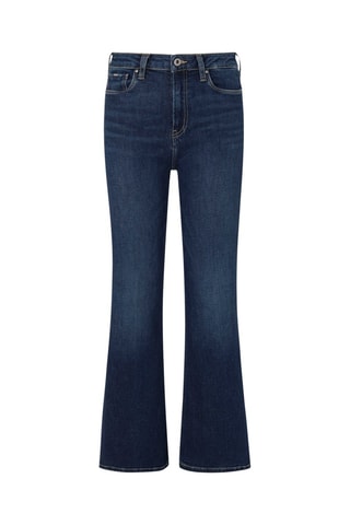 Jean bootcut taille haute - Bleu