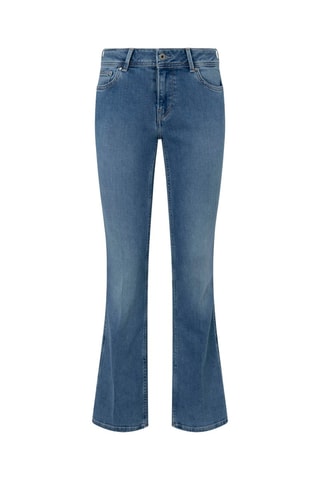 Jeans regular Lage Taille - Blauw