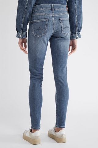 Jeans slim fit Lage Taille - Blauw