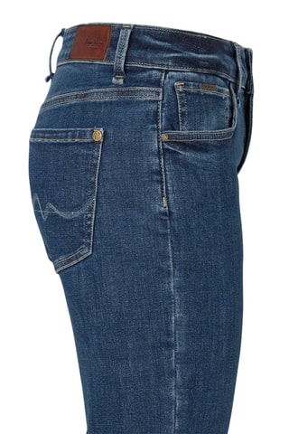 Rechte Jeans Hoge Taille - Blauw
