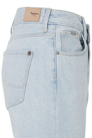 Rechte Jeans Hoge Taille - Blauw