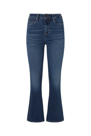 Jeans Flare Hoge Taille - Blauw
