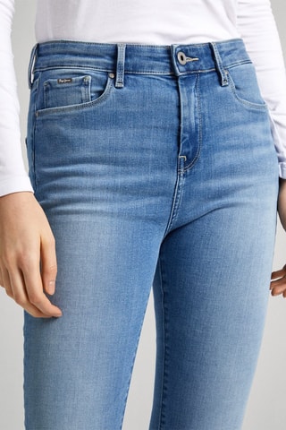 Jeans Bootcut Hoge Taille - Blauw