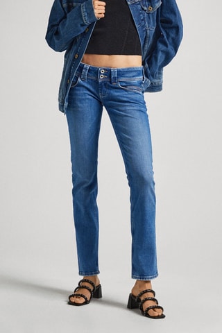 Jeans slim fit - Blauw