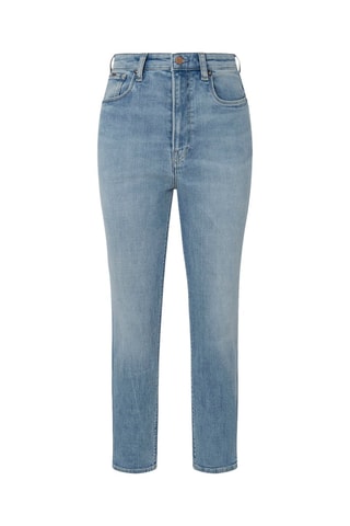 Jeans slim fit Hoge Taille - Blauw