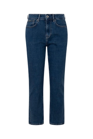 Jeans regular Hoge Taille - Blauw