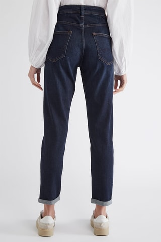 Jeans Mom Hoge Fit Taille - Blauw