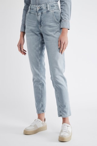 Jeans relaxed Hoge Taille - Blauw