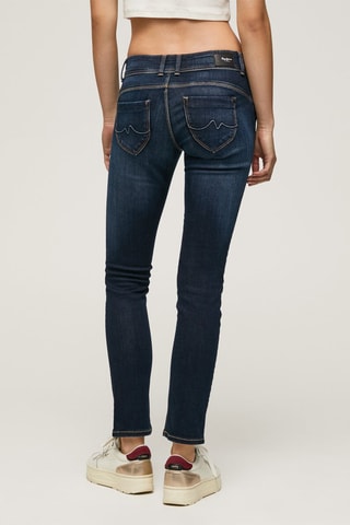 Jeans regular Lage Taille - Blauw