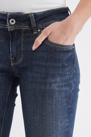 Jeans regular Lage Taille - Blauw