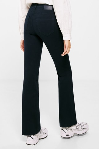 Jeans Bootcut Hoge Taille - Zwart