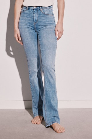 Jeans Flared - Blauw