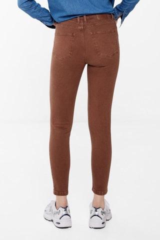 7/8 jeans skinny model- Bruin