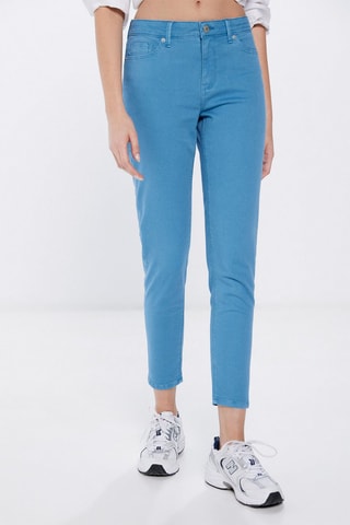 7/8 jeans skinny model- Blauw