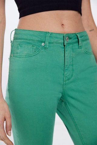 7/8 jeans skinny model- Groen