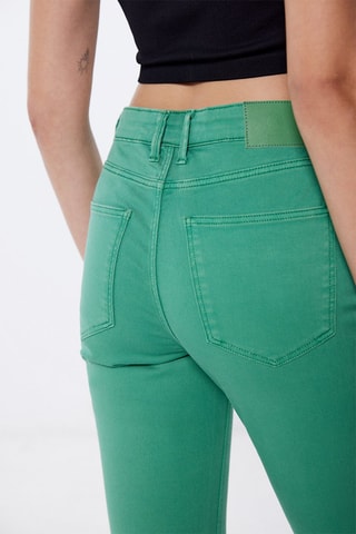 7/8 jeans skinny model- Groen