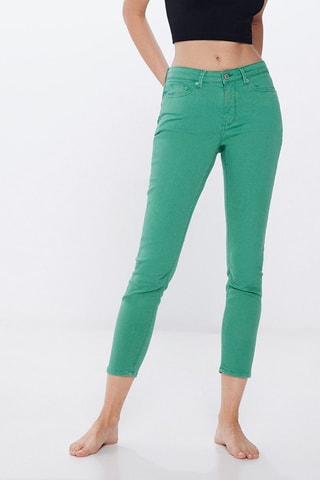 7/8 jeans skinny model- Groen