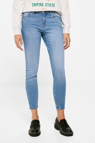 7/8 jeans skinny model- Blauw