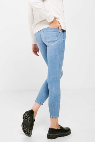7/8 jeans skinny model- Blauw