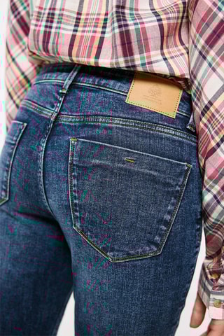 7/8 jeans skinny model- Blauw