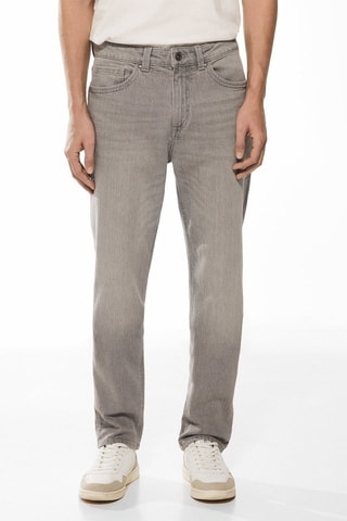 Jeans recht model - Lichtgrijs