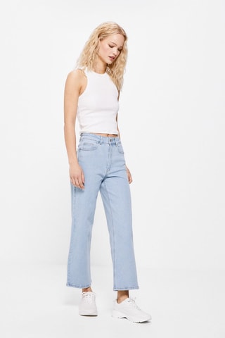 Jeans wide legs - Blauw