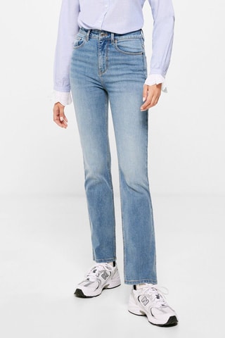 Jeans Skinny Hoge Taille - Blauw