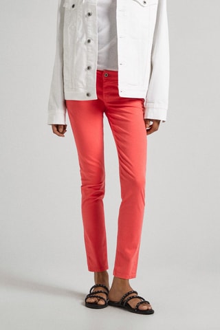 Jeans Skinny - Koraalrood