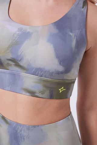 Sportbeha met tie and dye - Ecru