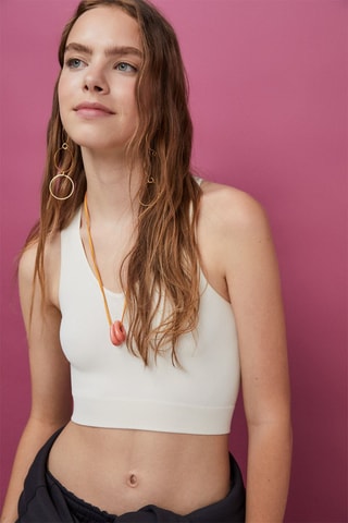 Crop Top - Lichtgeel 