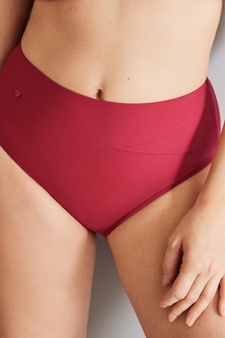 Bikinibroekje Hoge Taille - Rood