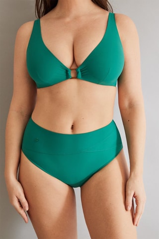 Bikinibroekje Hoge Taille - Groen