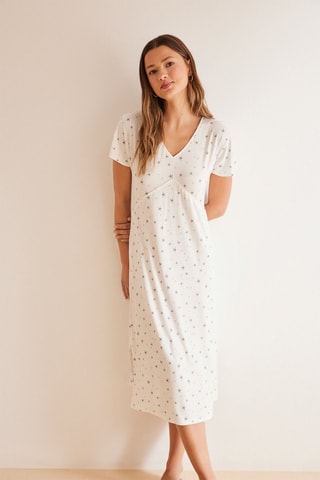 Chemise de nuit - Blanc