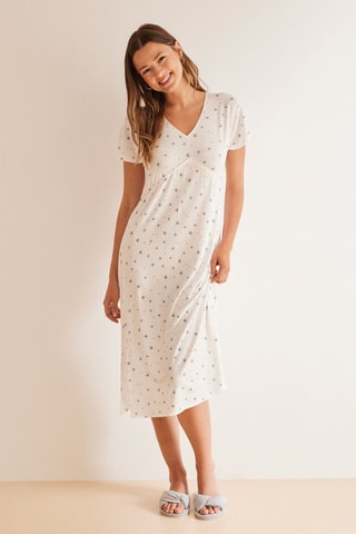 Chemise de nuit - Blanc