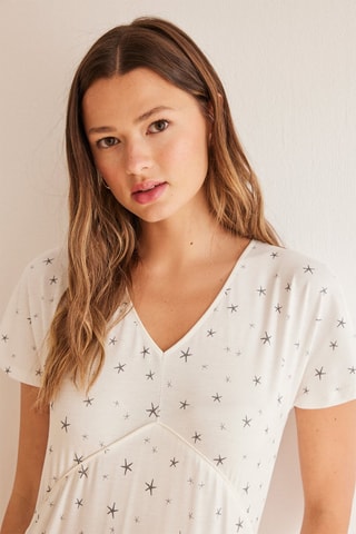 Chemise de nuit - Blanc
