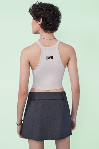 Crop Top- Taupe