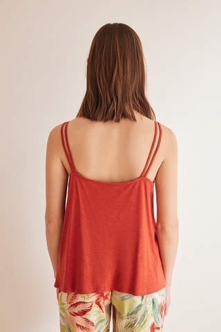 Linnen Top - Rood