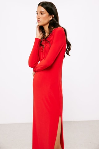 Lange jurk - Rood